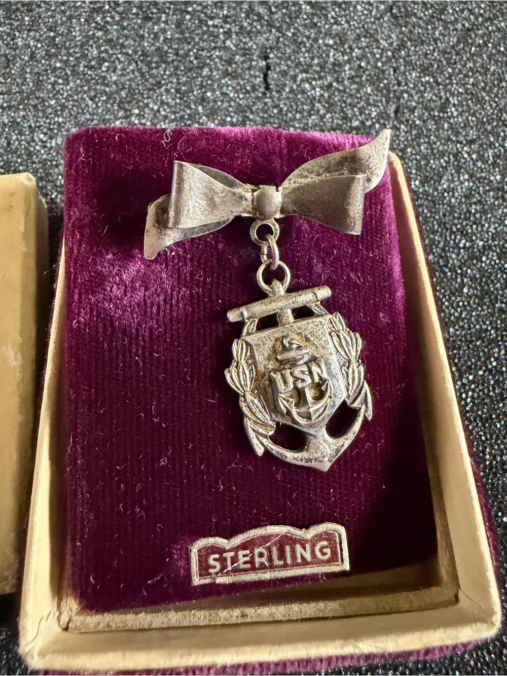 Sterling vintage usn